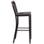 Tabouret de comptoir de 24 po en métal de qualité commerciale avec repose-pieds Carouthers par Flash Furniture-70482175-33123335