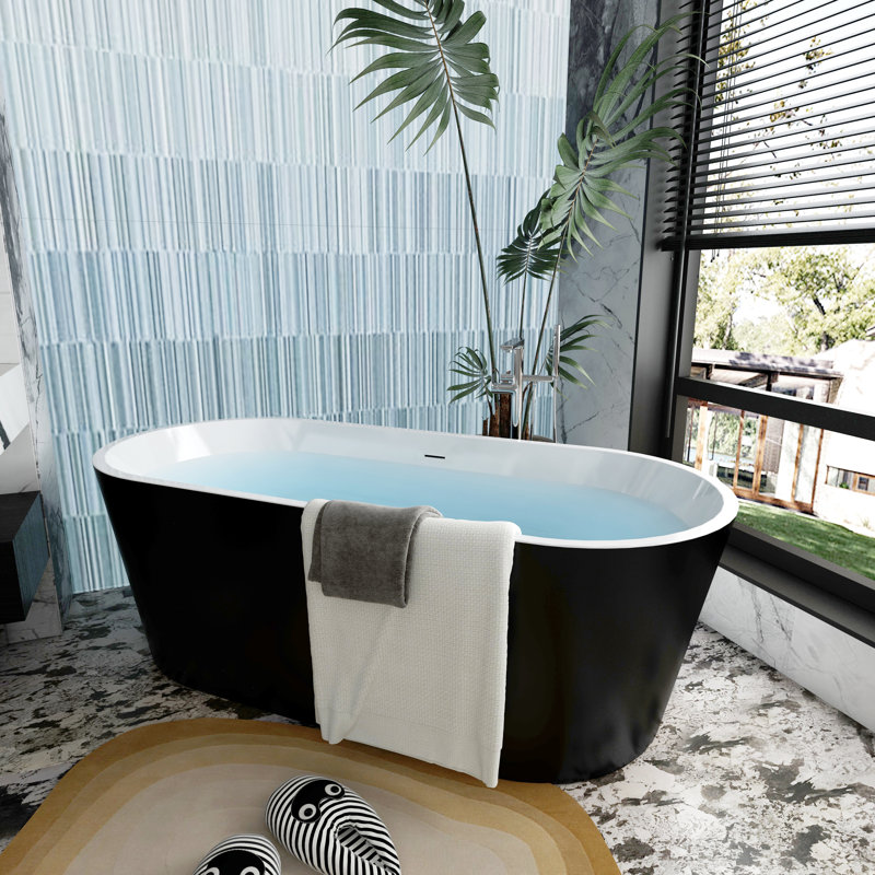 J24-55B Baignoire autoportante 55 "x 27,5"