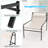 Yasiin Metal Outdoor Armless Lounge Chair