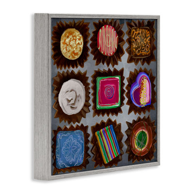 Œuvre d'art giclée encadrée grise par Liz Jardine