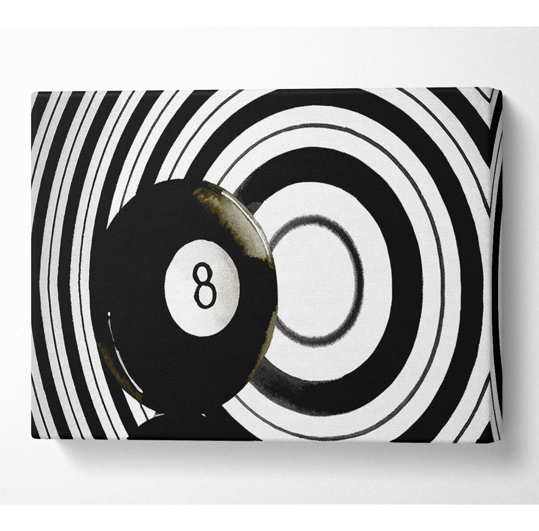 8 Ball - Kunstdrucke auf Leinwand - Wrapped Canvas