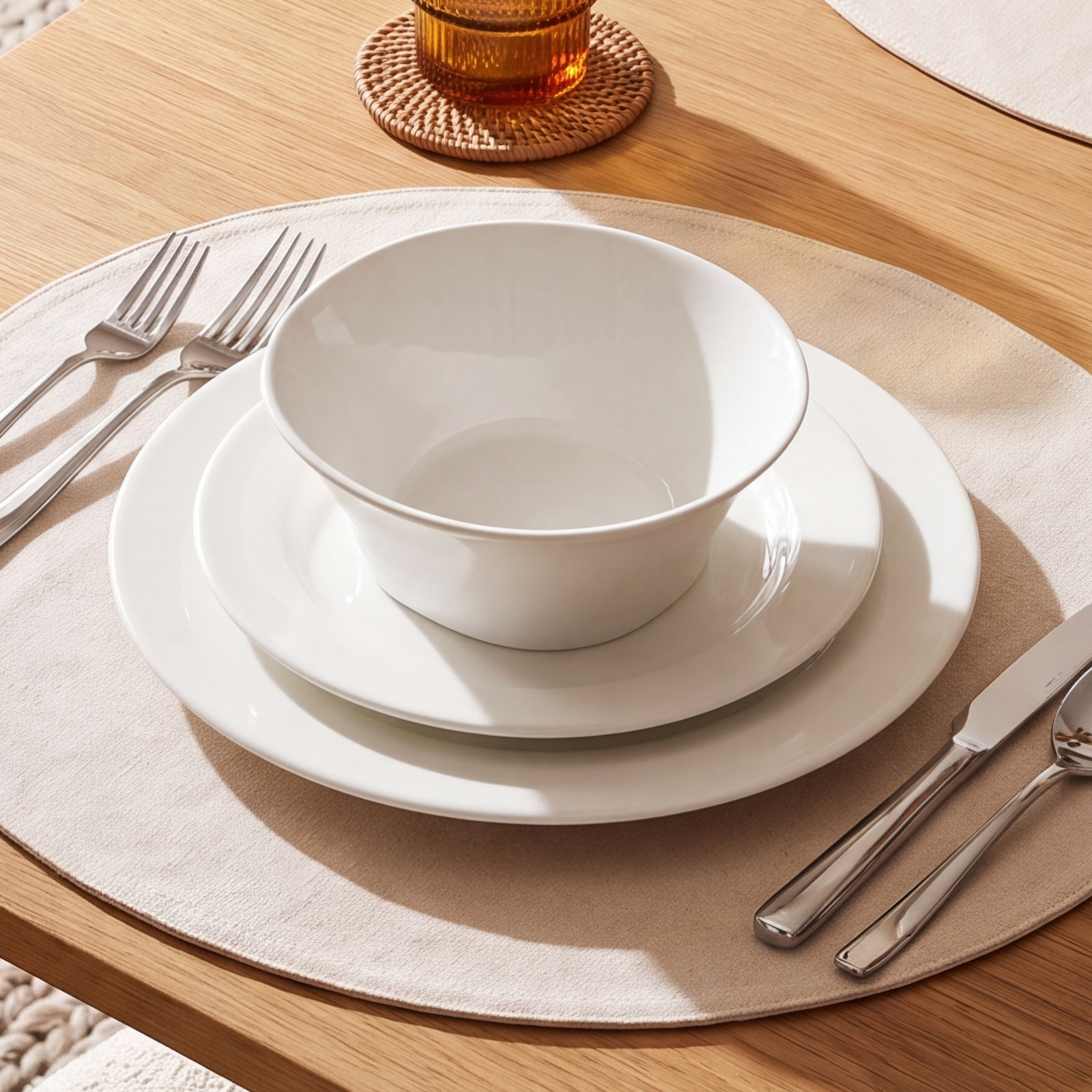 Quadro Porcelain Dinnerware Set