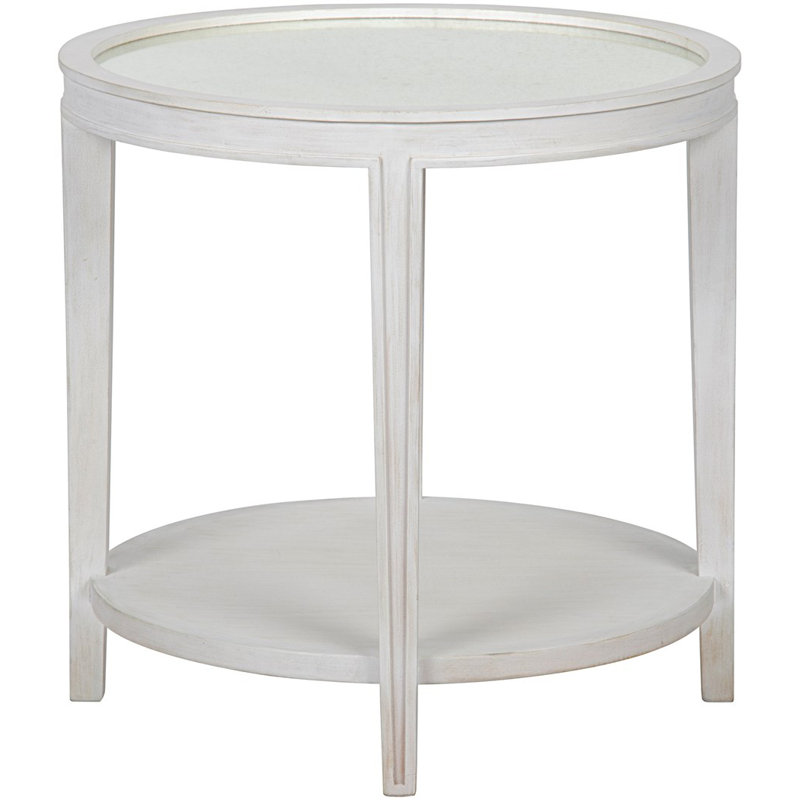 Imperial Solid Wood End Table, White Wash