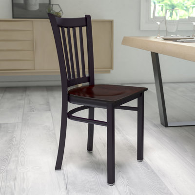 Hercules Prompton Vertical Back Metal Restaurant Chair
