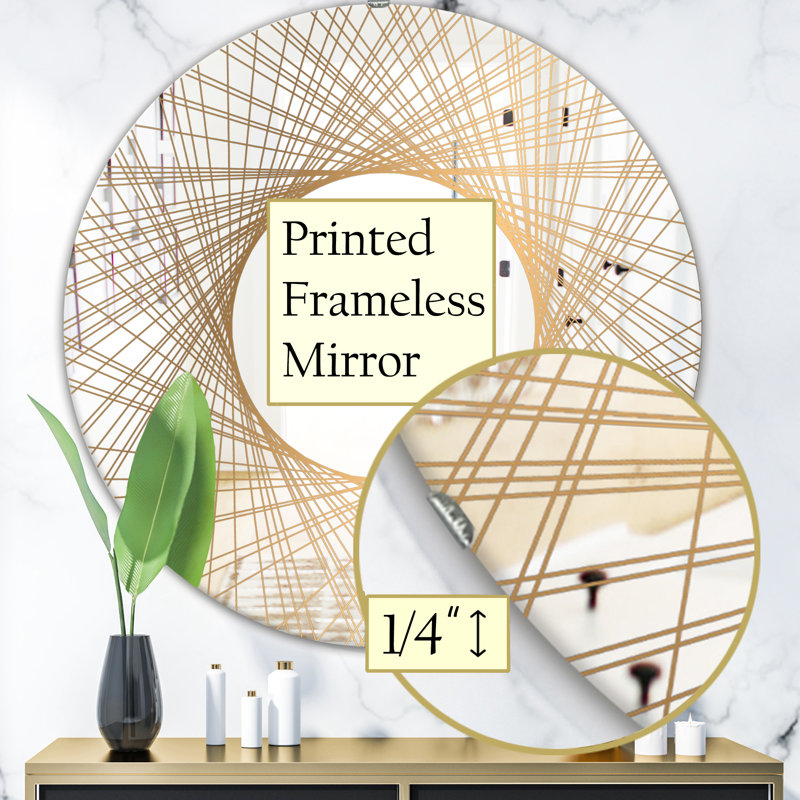 Miroir d'appoint Capital Essential Glam, H 31,5 po x l po