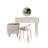 Makeup Vanity with Light mirror,5 drawers,1 chair