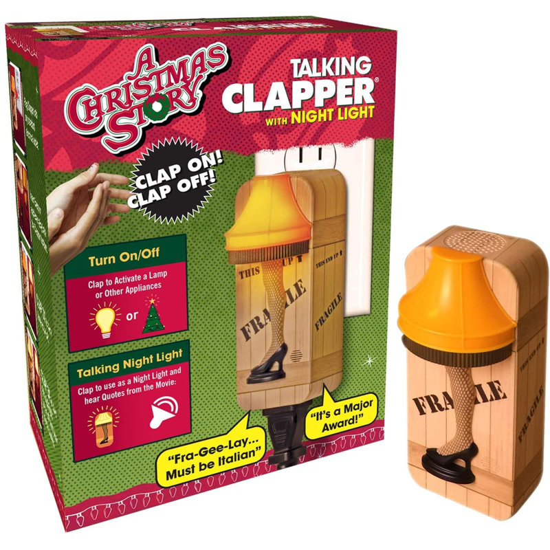 Interrupteur activé par le son A Christmas Story Leg Lamp Talking Clapper