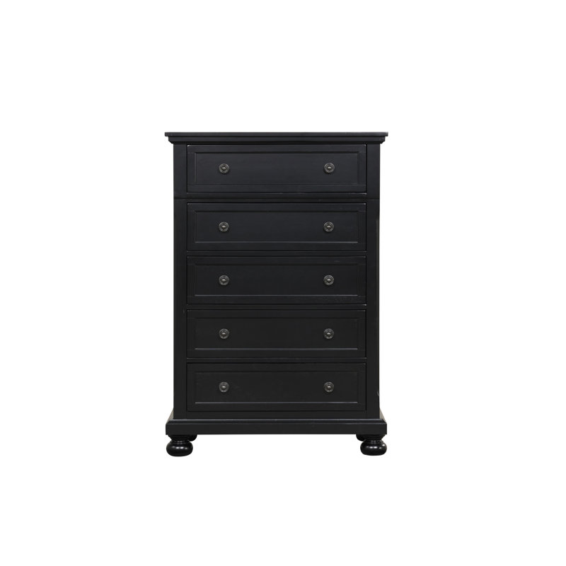 Commode Meade, noir, Noir