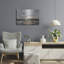 Art mural en métal luxueux «By the Lake» par Silvia Vassileva, 24 po x 16 po