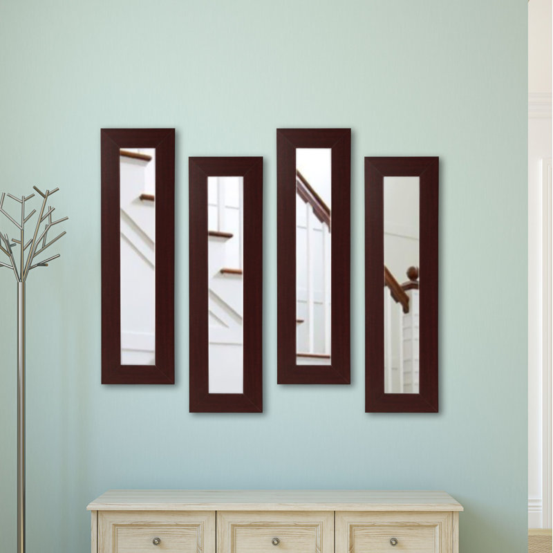 Miroir pleine grandeur moderne et contemporain Billie-Rae, H 35,5 po x l 9,5 po