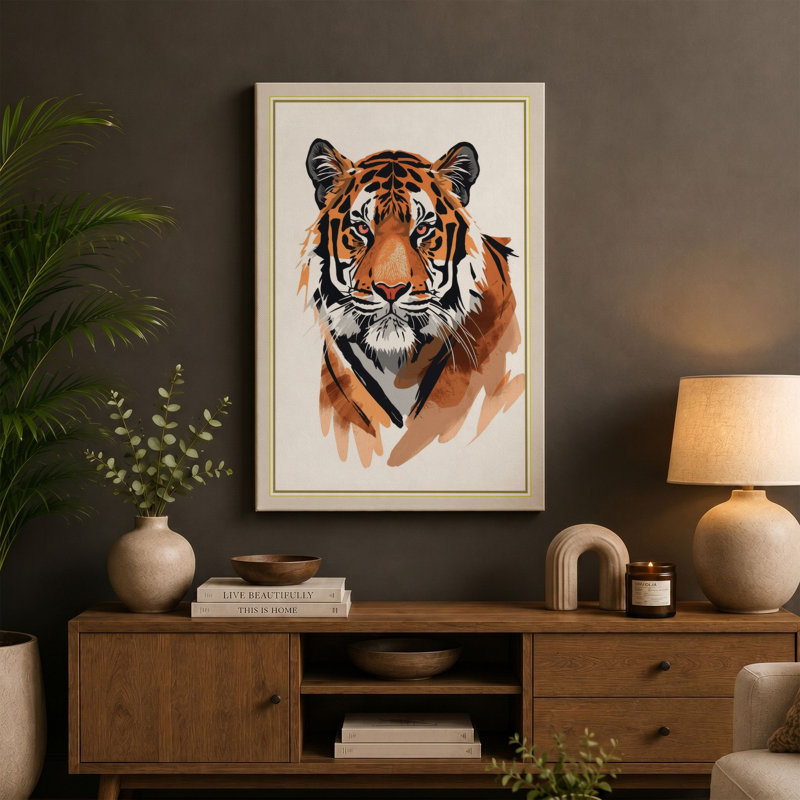Print, 24x16 - 61.0 x 40.6 cm, Ochre Border