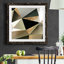 «Gold Polygon Wall II», reproduction encadrée de qualité supérieure - prête à être accrochée-1333153460-1333153467-1333198751