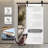 Glass Sliding MDF Barn Sliding Door Hardware Kit, Tempered Frosted Glass, Simple DIY Assembly-105940034