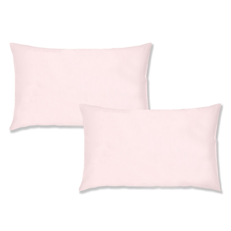 200 Thread Count 100% Cotton Standard Pillowcase Pair, Green, 50 x 75 cm