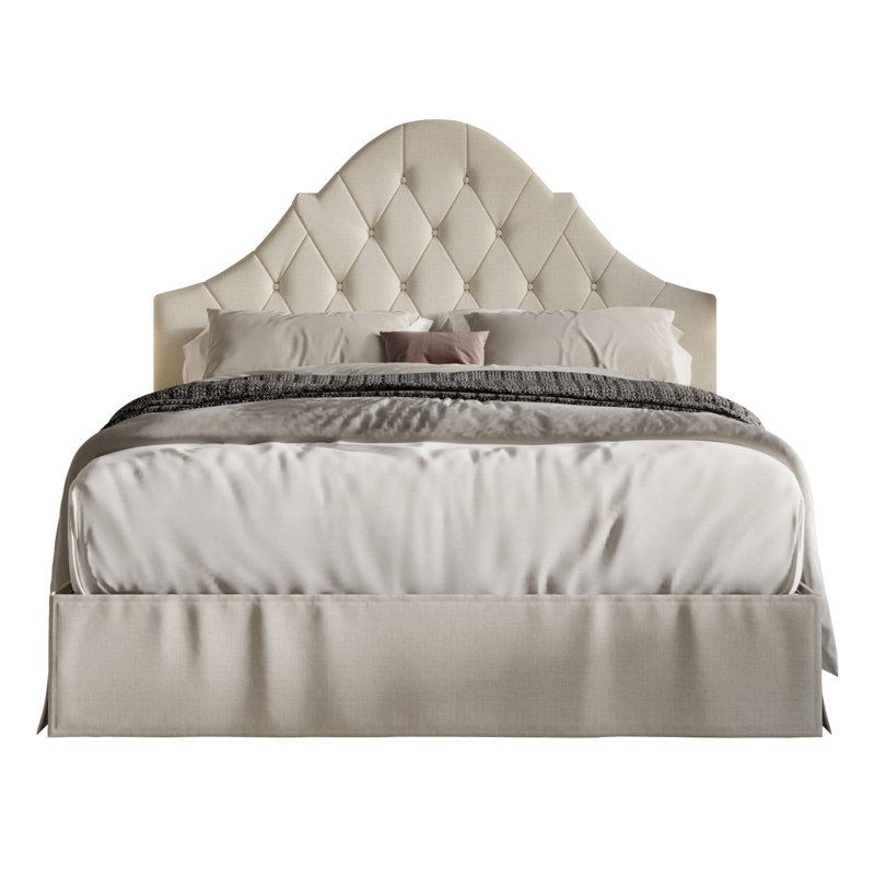 Aleid Upholstered Standard Storage Bed, Warm Gray, King