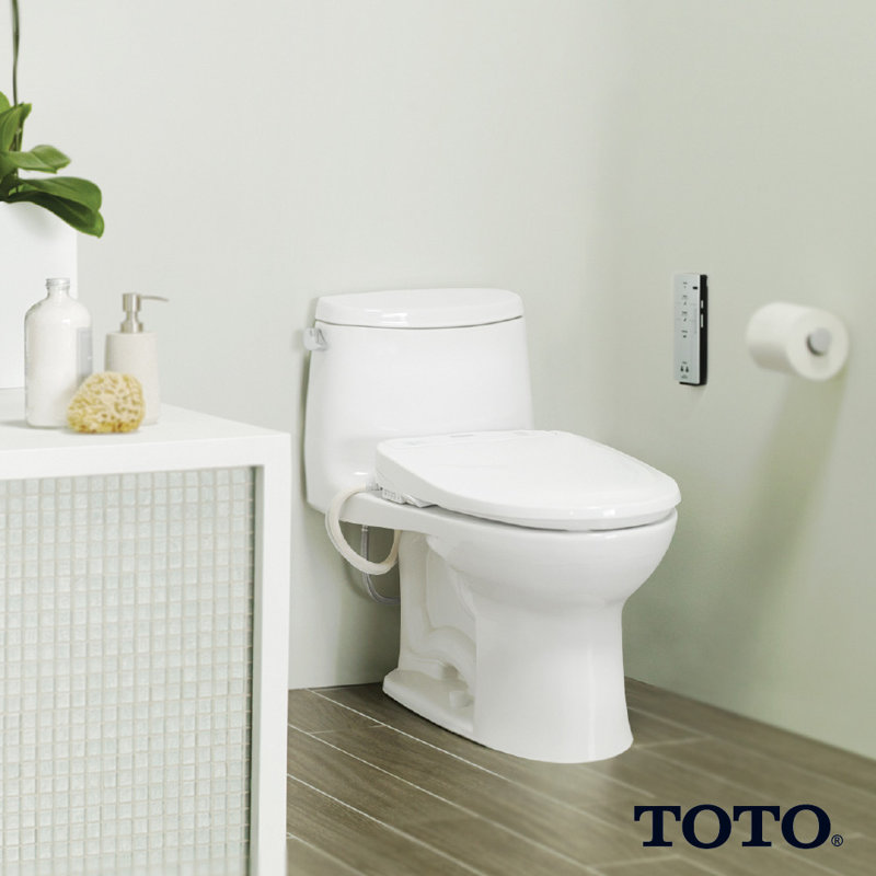 Washlet® Round Toilet Seat Bidet, Cotton