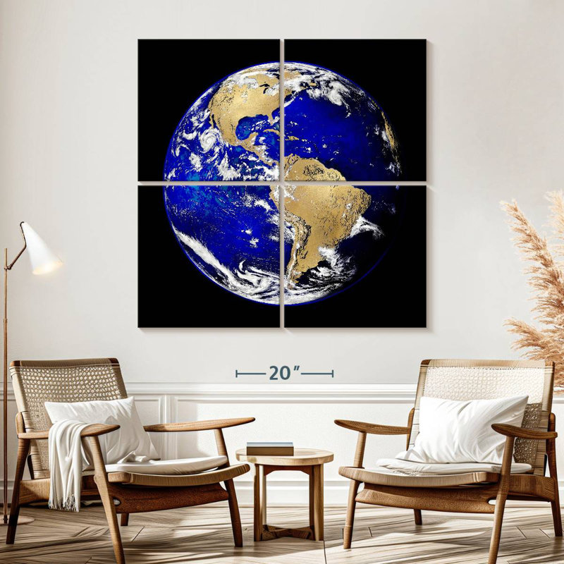 Oberle World Turning V, 57'' H x 57'' W