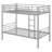 Esliabeth Twin Over Twin Metal Bunk Bed-695011261