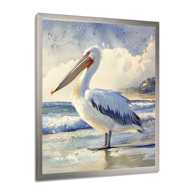 Avantika - Animals Wall Art, Argent argent, H 40 po x l 30 po, Reproduction encadrée d'une seule photo