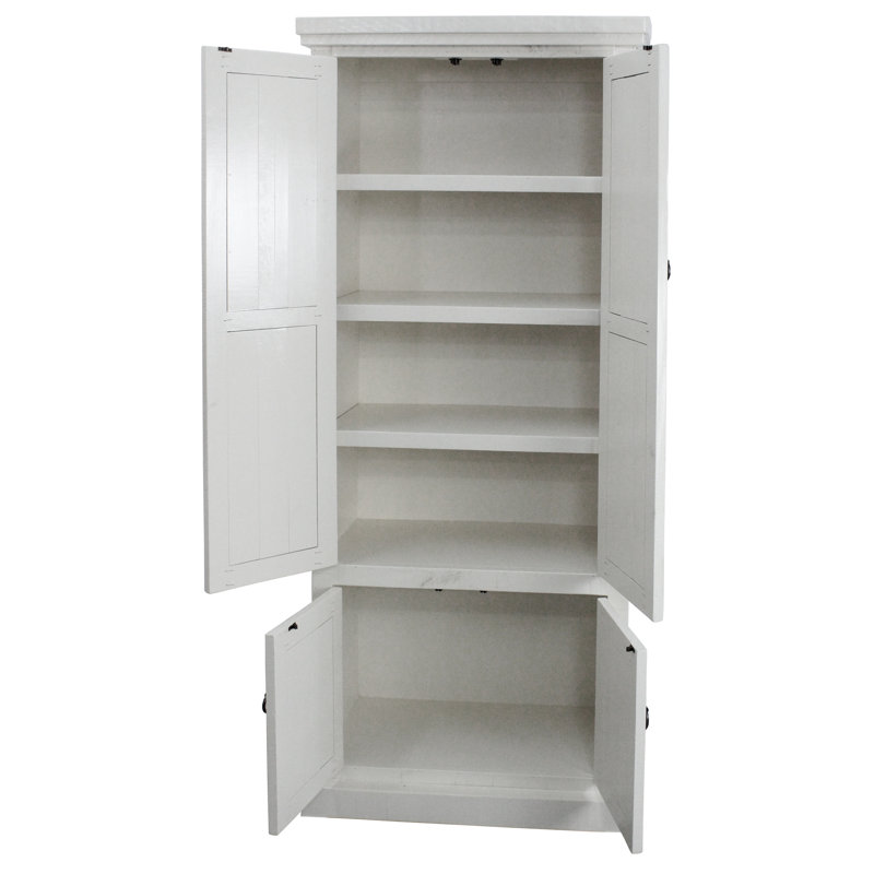 Armoire garde-manger 75 po Zimmerman, Blanc brillant