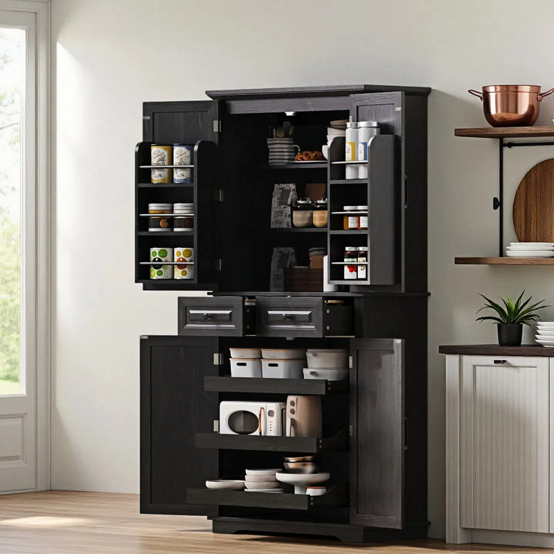 Armoire de cuisine Farmhouse, Noir