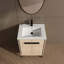 Base de meuble-lavabo avec lavabo et 2 portes