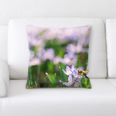 Microsuede Throw Pillow