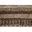 Tapis oriental rayé Gabbeh Kashkoli noué à la main 6 x 8