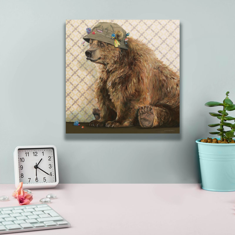 Epic Graffiti 'Bone Fishing'  by Kamdon Kreations Canvas Wall Art, 12" x 12", 12" H x 12" W