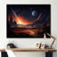 «Futur Cosmic Sunrise On Moon III», art mural de la planète espace-1220902591-1220902578