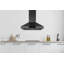 Hotte de cuisine murale à hotte de cuisine à conduit ou sans conduit de 30 po Hauslane avec 3 vitesses, commande tactile, lampes à DEL, filtres à chicane, noir mat à arrêt automatique-1424498893-1424498892