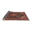 Tapis brun / rouge traditionnel Hugues-962365113