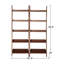 Bibliothèque échelle en bois massif H 76,25 "x l 26"-11063365