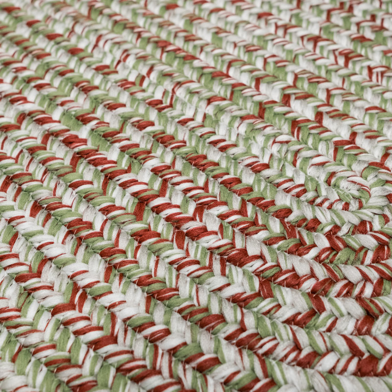 Tapis de Noël en tweed tressé Clara - Noël multicolore, Ovale 2 pi 3 po x 3 pi 10 po