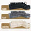 Deep Seat Sectionals, Chenille 108 In Modern Modular Home Sofa