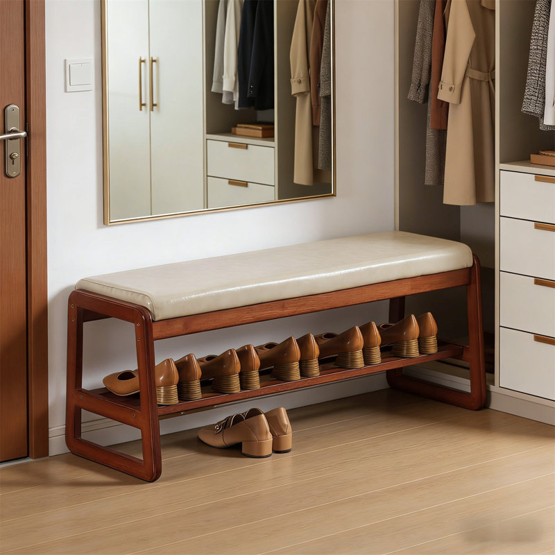 Range-chaussures en bois de qualité supérieure pour la maison, 39,4 po H x 16,54 po L x 11,81 po P