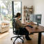 Fauteuil de bureau ergonomique avec appui-tête 3D, soutien lombaire 4D, accoudoirs réglables, inclinaison 145 ° Zero Gravity, fauteuil de jeu d'ordinateur avec repose-pieds, dossier en filet respirant et siège en coin pour les jeux de bureau à domicile