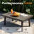 Aluminum Patio Set Handwoven Rope 4 Piece Outdoor Sofa Seating Group With Olefin Cushions-1595970226