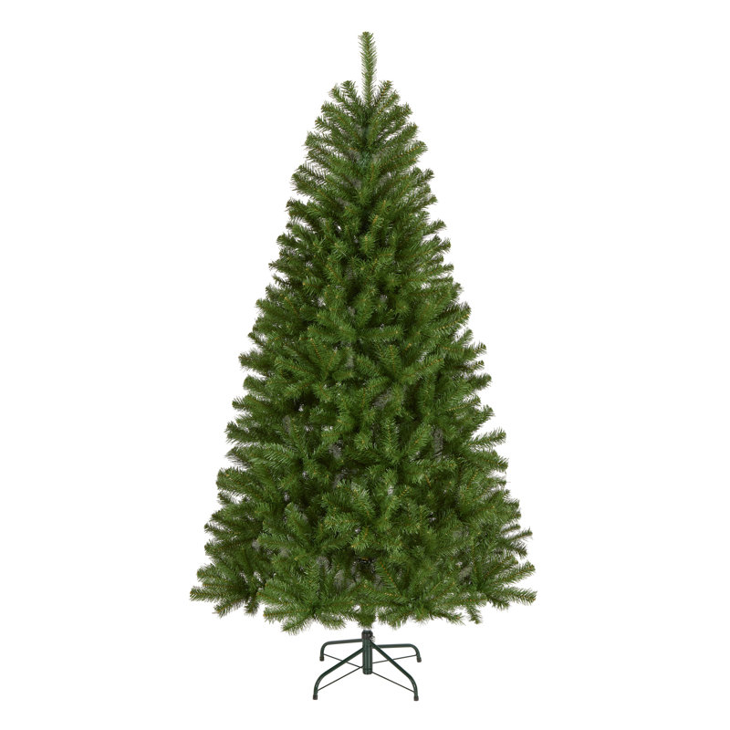 North Valley 60" Green Spruce Artificial Christmas Tree with Stand, 6.5 FT