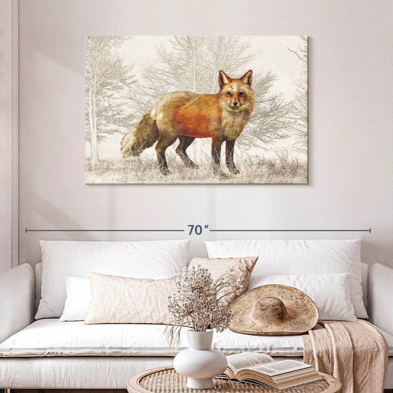 Brampt White Christmas Lodge III, 30" H x 45" W