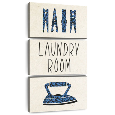 Blue Laundry Poster