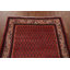 Tapis de couloir motif géométrique rouge persan Botemir noué à la main 3 x 10