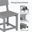 Chaises de patio en polyuréthane Hikdpe toutes saisons (ensemble de 2)-1035683027
