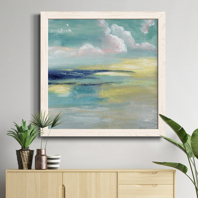 Vintage Fresh - peinture sur toile encadrée, H 17 po x l 17 po x P 1,5 po, Cadre blanc