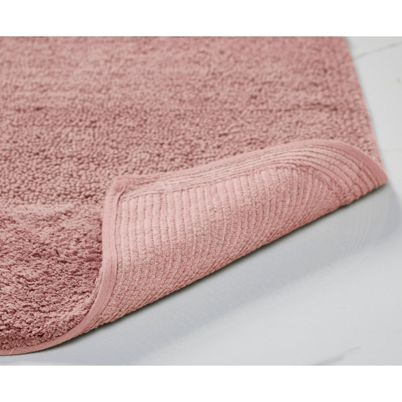 Granada 100% Cotton Tufted Contour Bath Rug – Soft, Absorbent, Non-Slip, Machine Washable Luxurious Solid U-shaped Toilet Rug