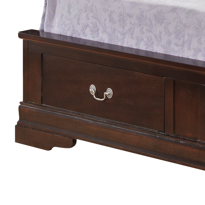 Louis Phillipe Standard Bed, Queen, Khaki