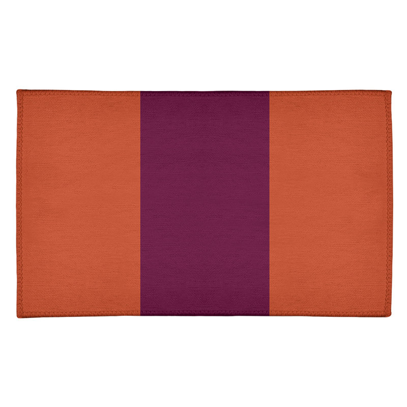 Tapis rose/orange, Rectangle 5 pi x 7 pi