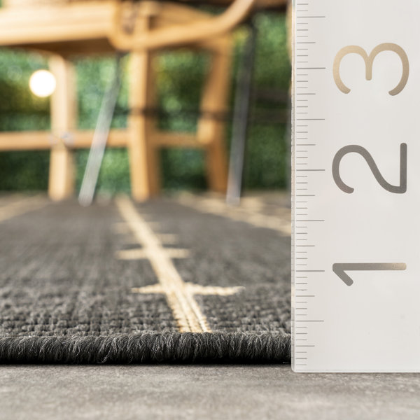 Steelside™ Leif Abstract Indoor/Outdoor Area Rug for Living Room Patio ...