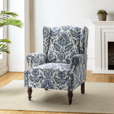 Anndi Upholstered Wingback Accent Chair