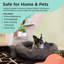 Lit pour chien et chat The Original Calming Donut en fourrure rose bonbon, très petit 18-312472572-312472575